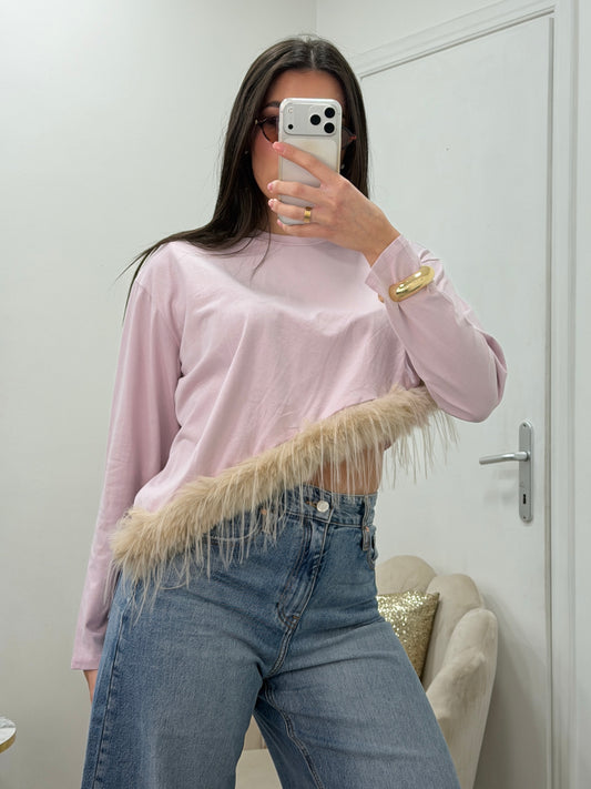 Maglia Plume Rosa