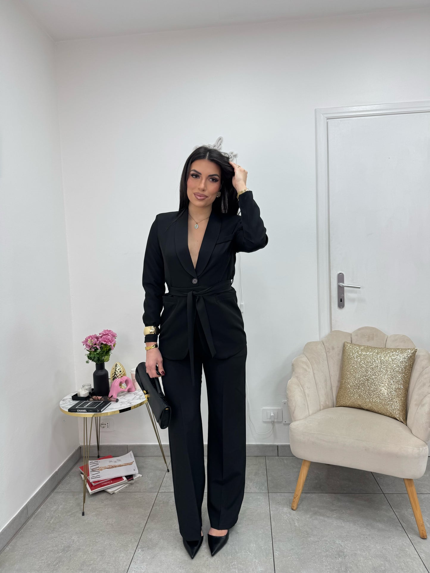 Pantalone femme Nero