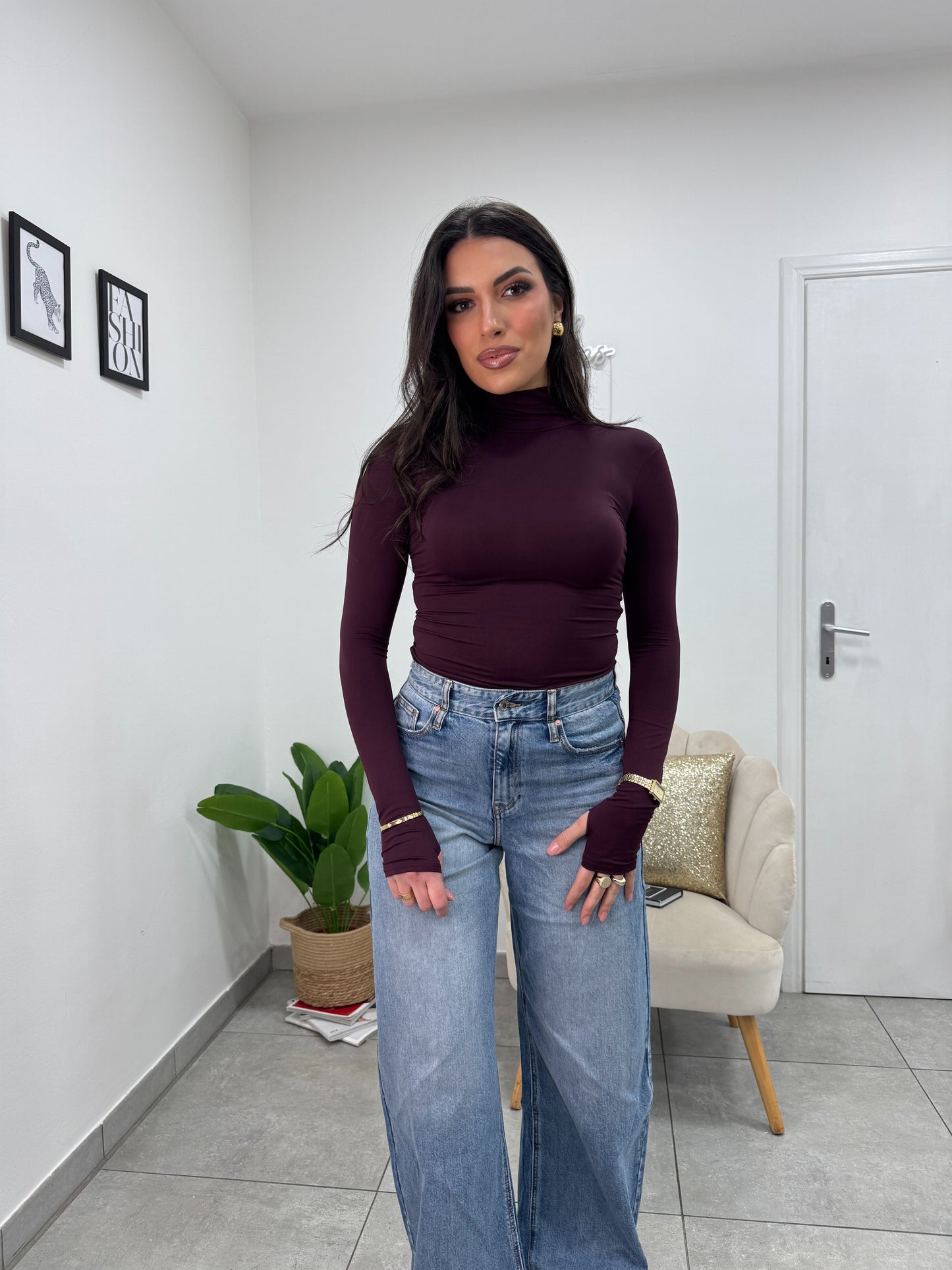 Maglia Skin Burgundy