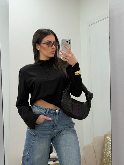 Maglia Polo Easy Nera