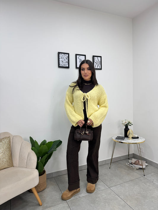 Cardigan Cute Giallo