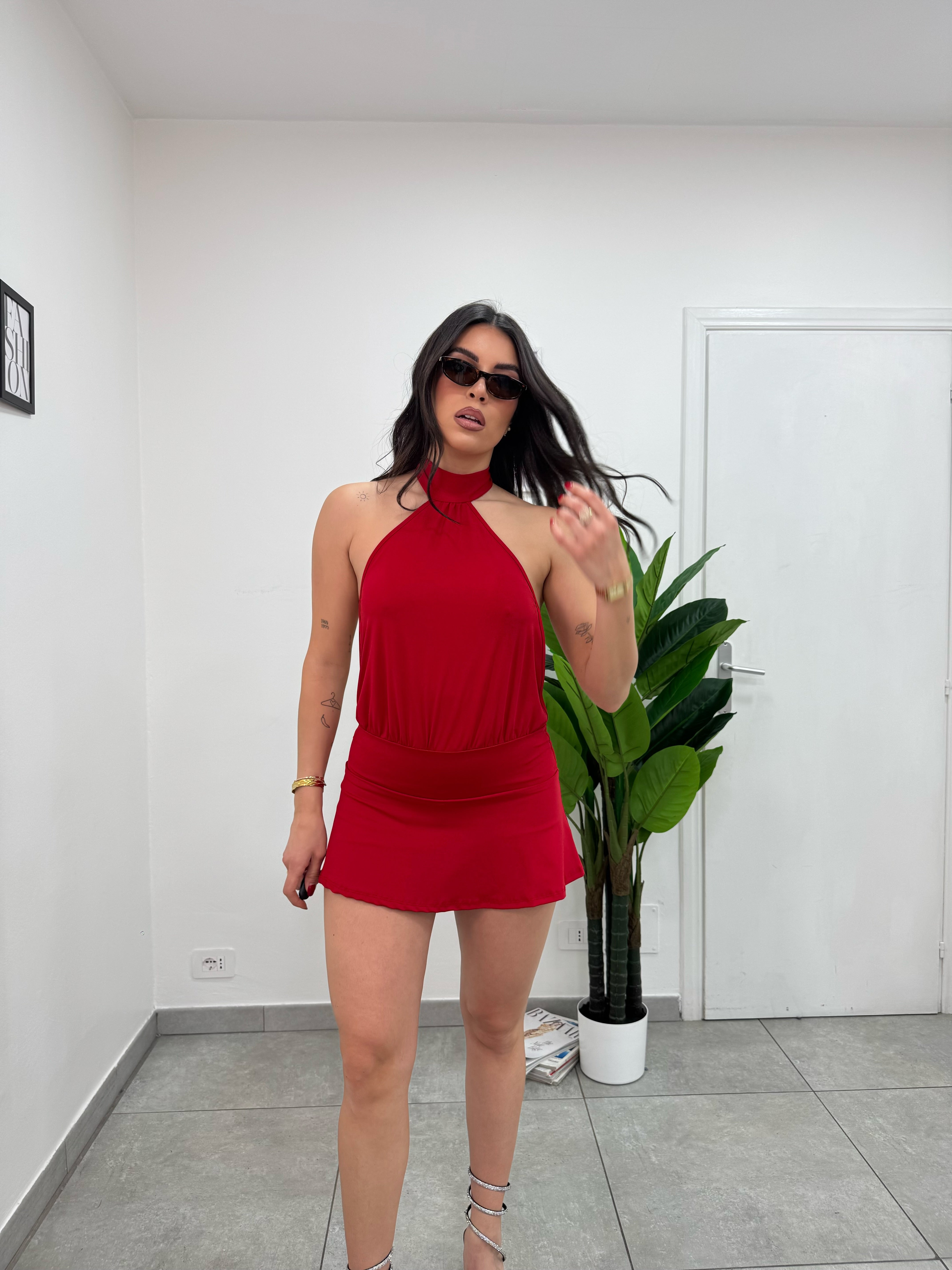 Abito Cherie Rosso