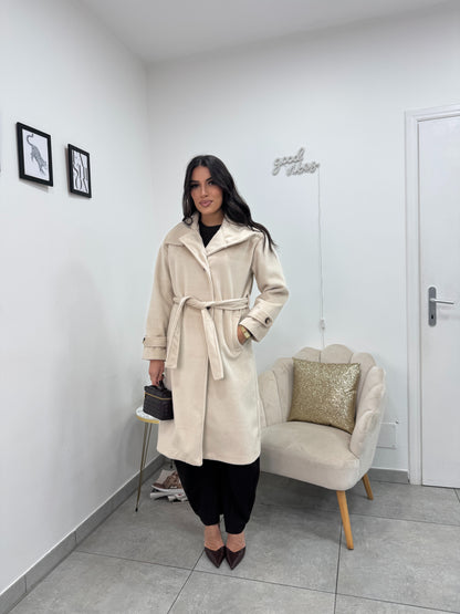 Cappotto Fall Panna