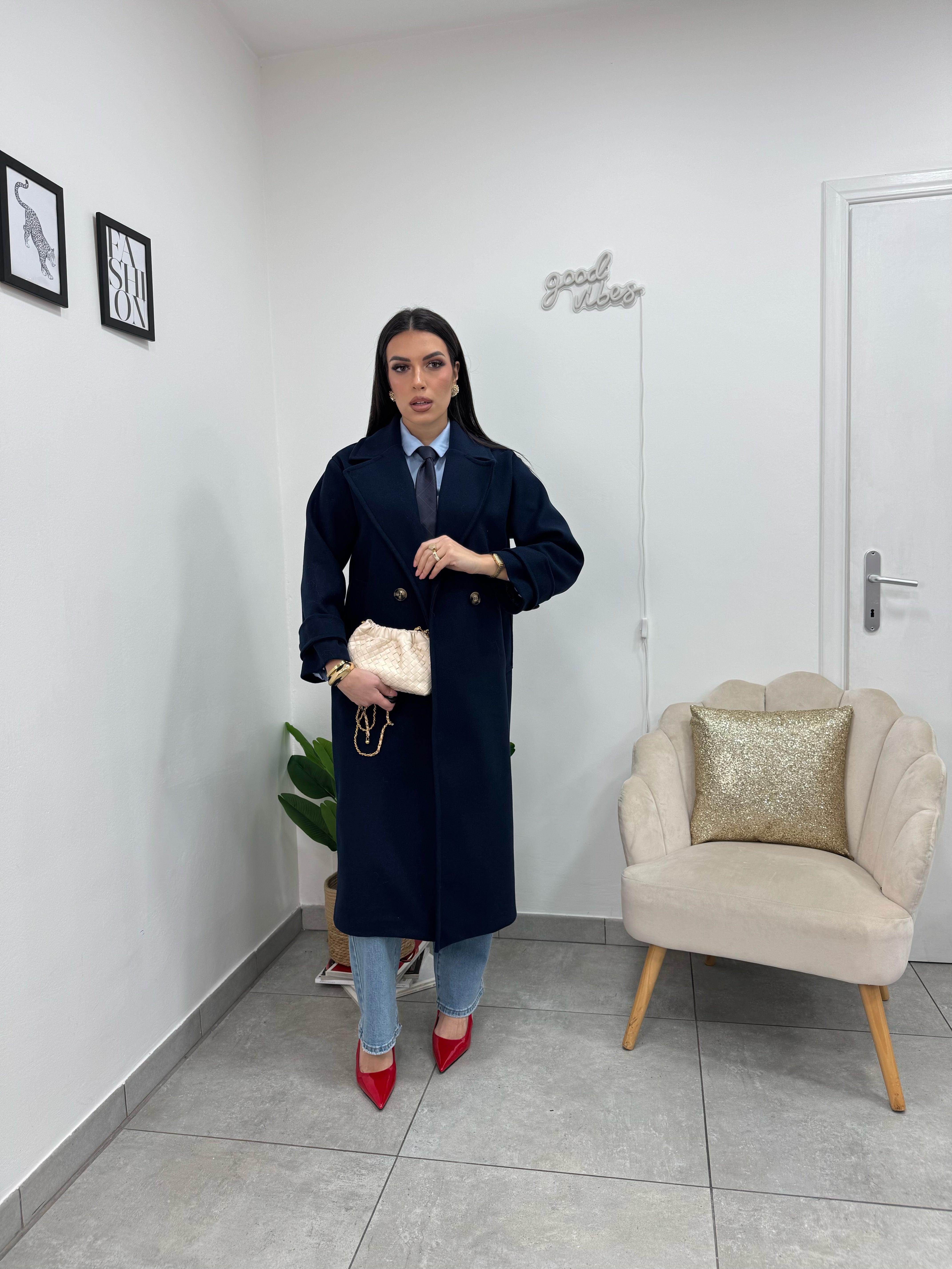 Cappotto City Blu