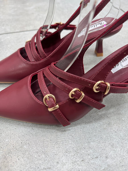 Slingback Burgundy