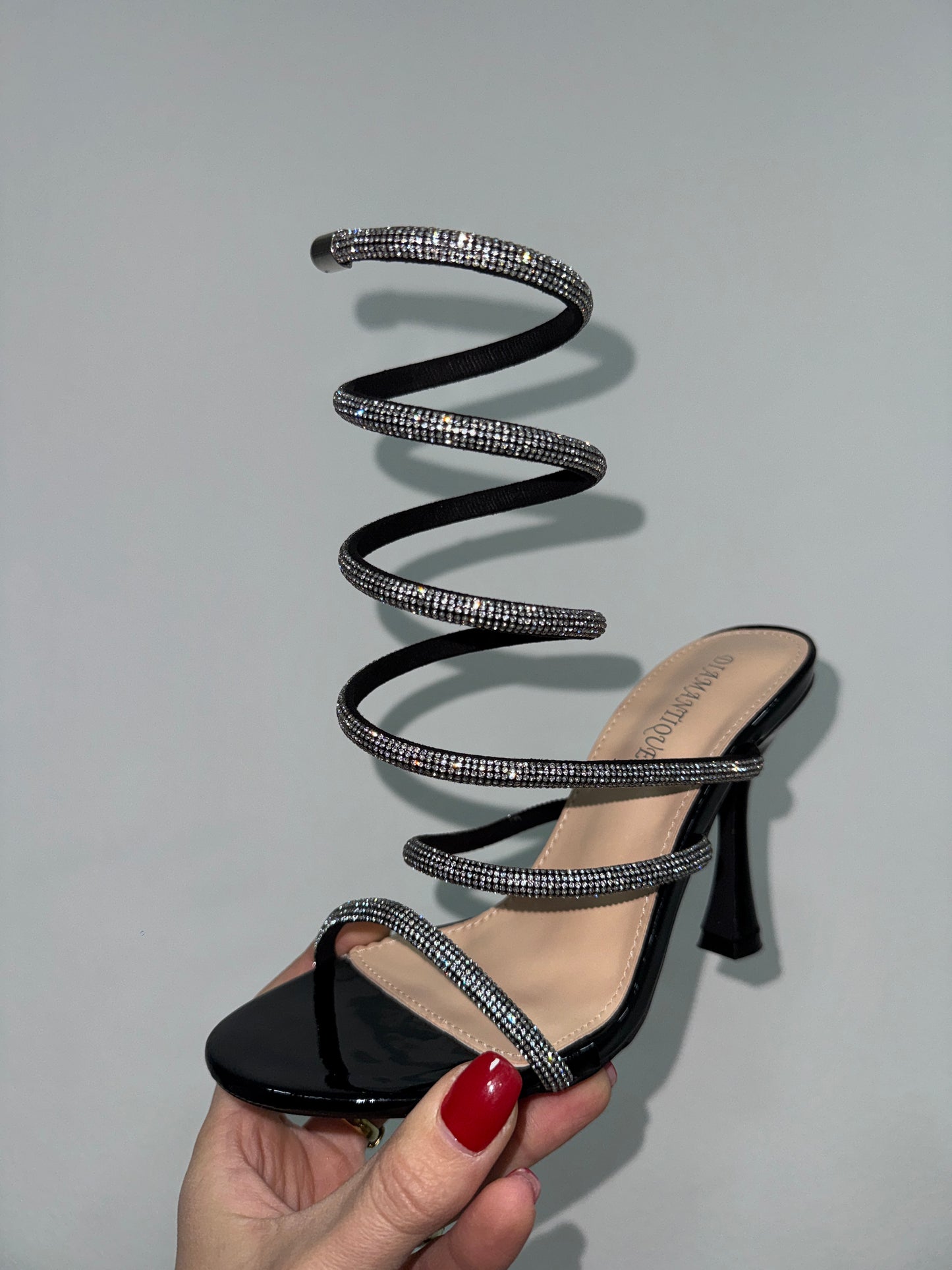 Sandali Spiral Black