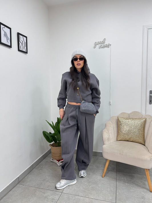 Cord Tuta Winter Grigio