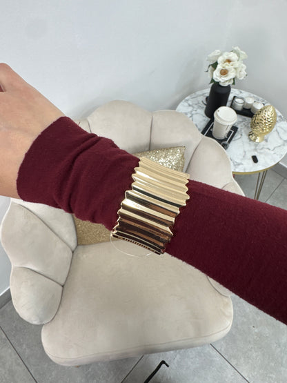 Bracciale Oro Asimmetrico