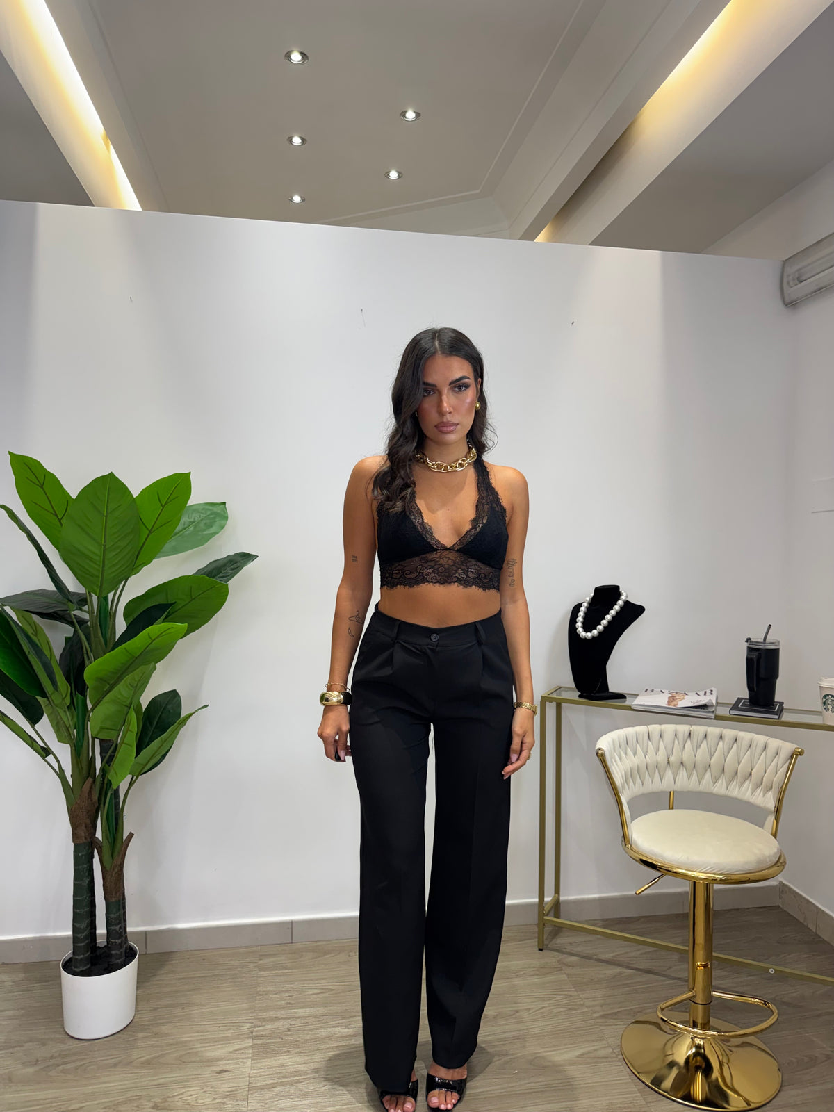 Bralette Pizzo Nera