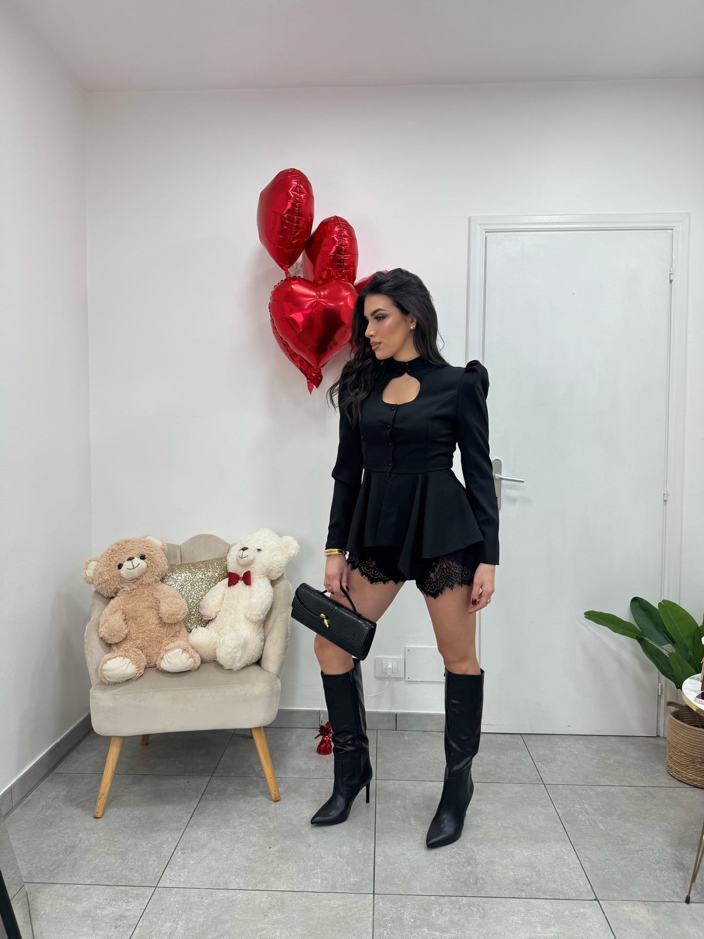 Cordset Romantic Nero