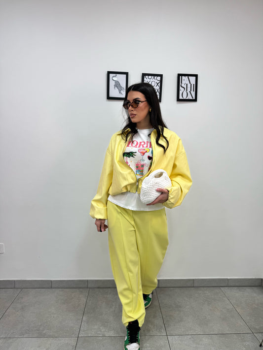 Pantalone Tuta Necktie Giallo