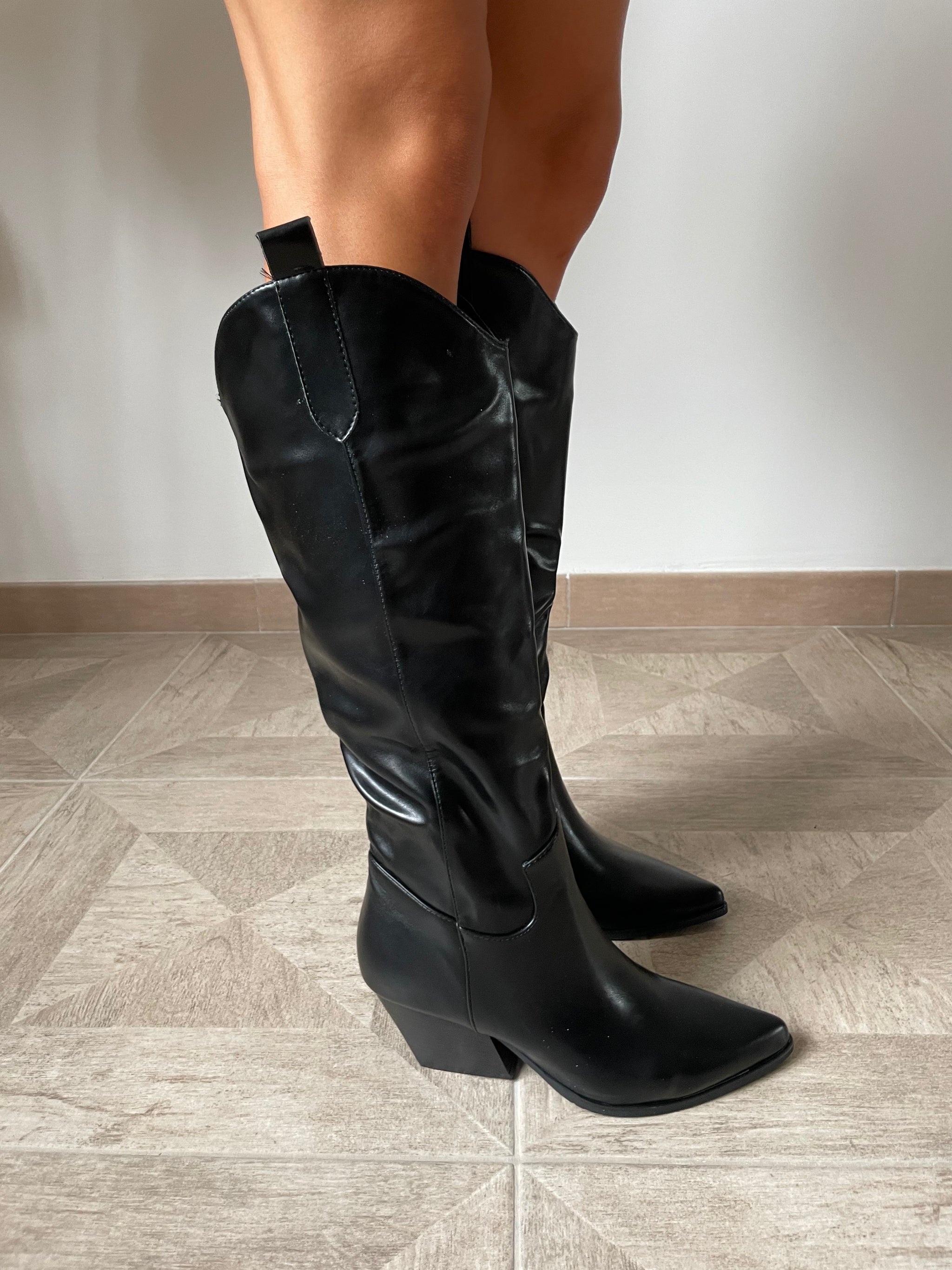 Camperos alti neri discount